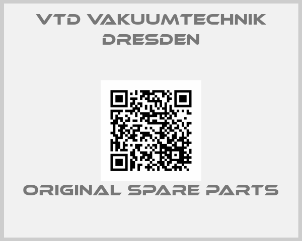 VTD Vakuumtechnik Dresden