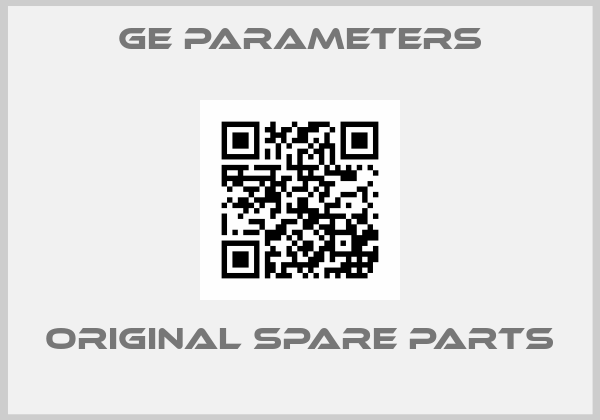 GE Parameters