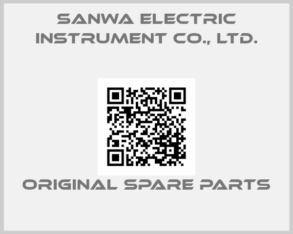 SANWA ELECTRIC INSTRUMENT CO., LTD.