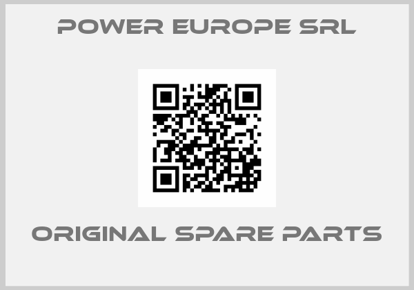 POWER EUROPE SRL