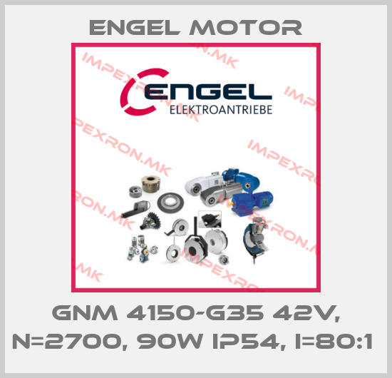 Engel Motor-GNM 4150-G35 42V, N=2700, 90W IP54, I=80:1 price