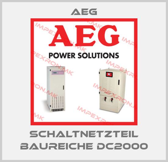 AEG-Schaltnetzteil Baureiche DC2000price