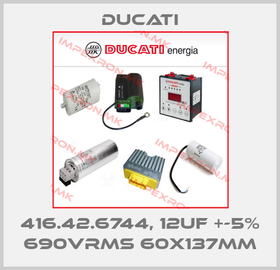 Ducati-416.42.6744, 12UF +-5% 690VRMS 60X137MMprice