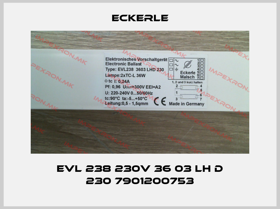 Eckerle-EVL 238 230V 36 03 LH D 230 7901200753price