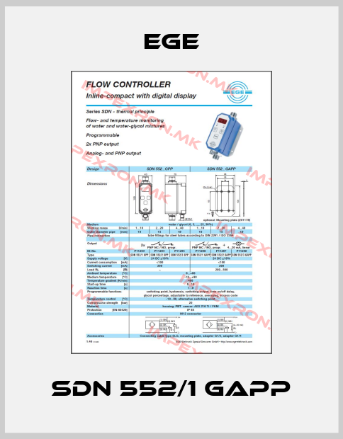 Ege-SDN 552/1 GAPPprice