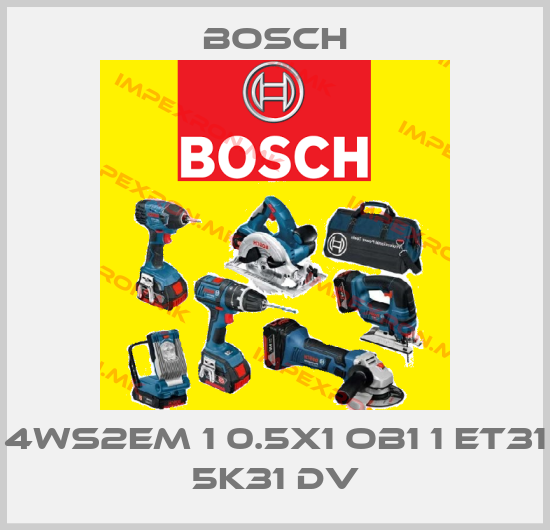 Bosch-4WS2EM 1 0.5X1 OB1 1 ET31 5K31 DVprice