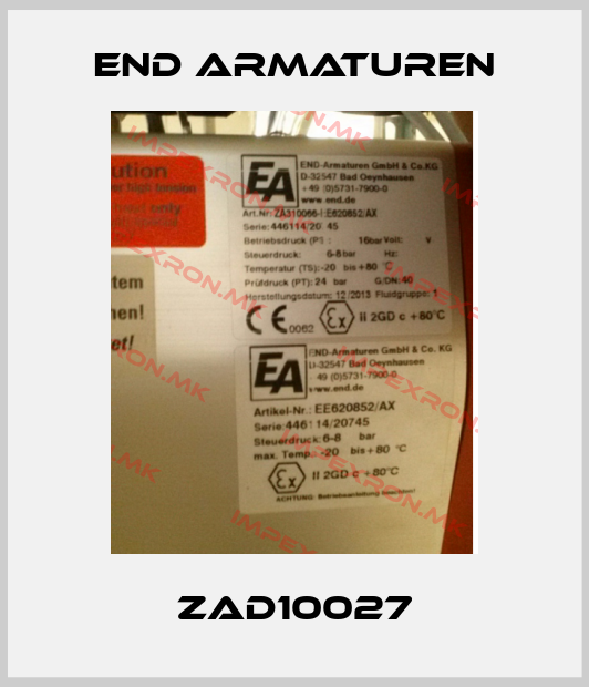 End Armaturen-ZAD10027price