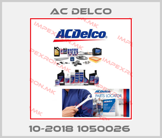 AC DELCO-10-2018 1050026 price