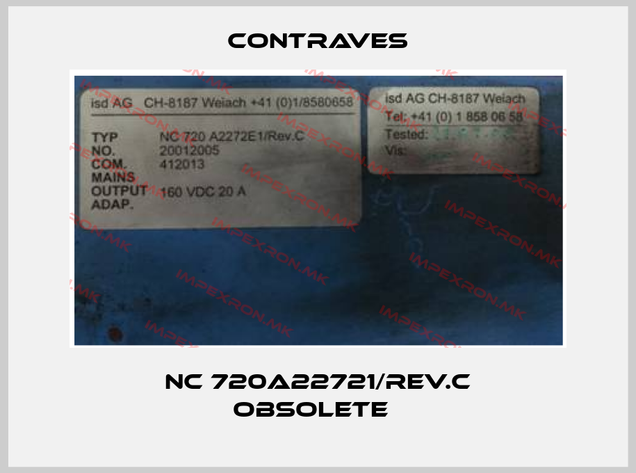 Contraves-NC 720A22721/Rev.C obsolete  price