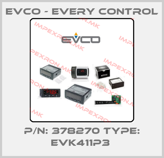 EVCO - Every Control-P/N: 378270 Type: EVK411P3 price