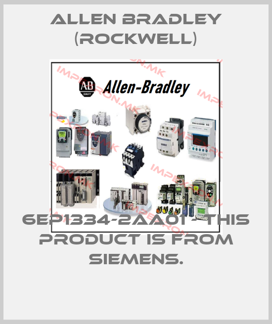 Allen Bradley (Rockwell)-6EP1334-2AA01 - THIS PRODUCT IS FROM SIEMENS.price