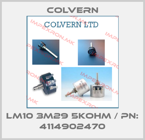 Colvern-LM10 3M29 5Kohm / PN: 4114902470price