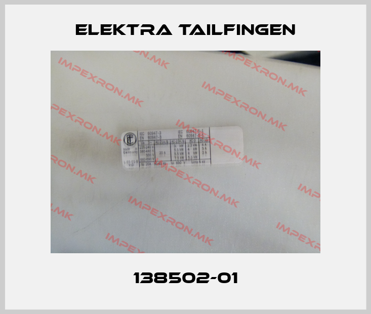 Elektra Tailfingen-138502-01price