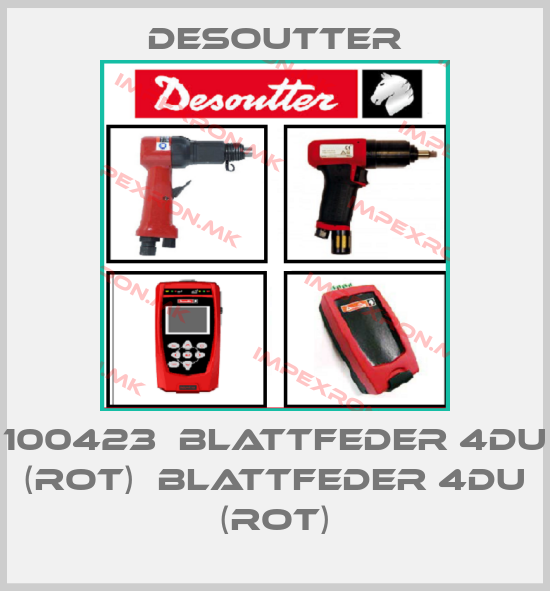 Desoutter-100423  BLATTFEDER 4DU (ROT)  BLATTFEDER 4DU (ROT)price