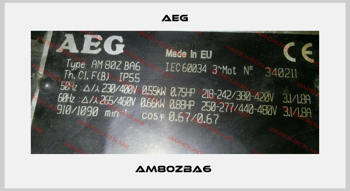 AEG-AM80ZBA6 price