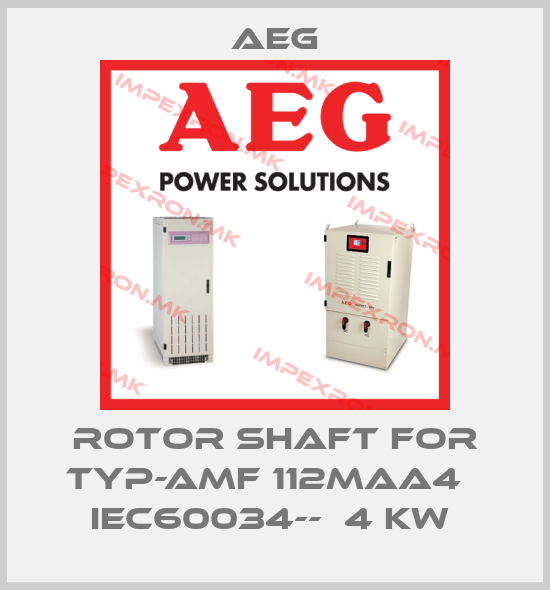 AEG-Rotor shaft for TYP-AMF 112MAA4   IEC60034--  4 kw price