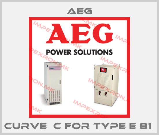 AEG-CURVE  C for TYPE E 81 price