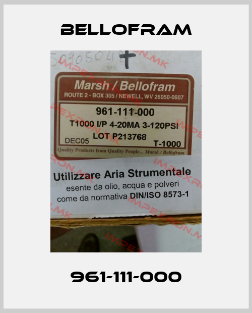 Bellofram-961-111-000price