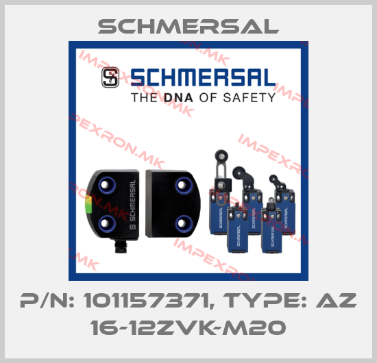 Schmersal-p/n: 101157371, Type: AZ 16-12ZVK-M20price