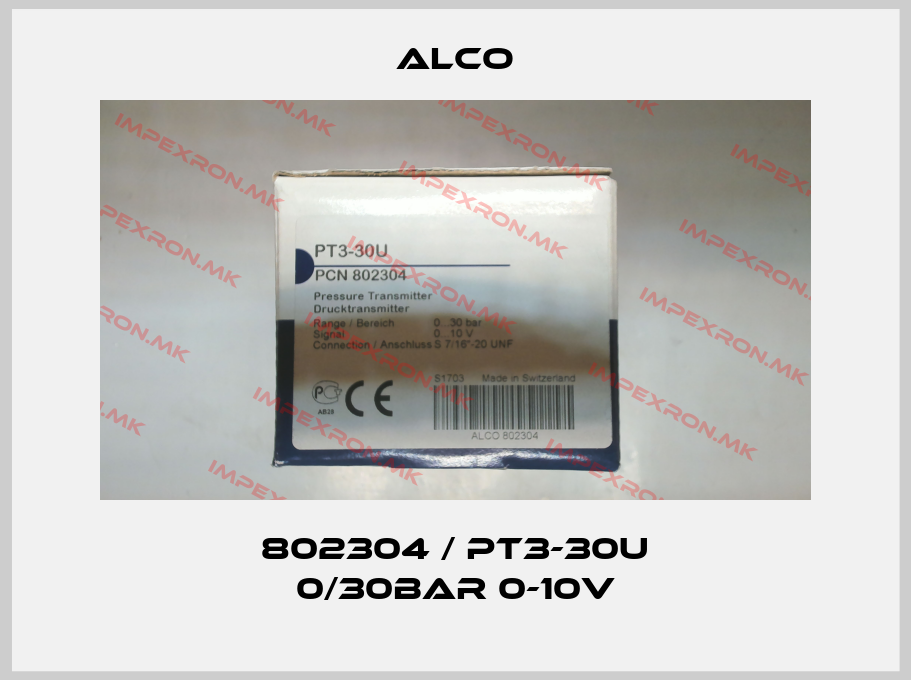 Alco-802304 / PT3-30U 0/30bar 0-10Vprice