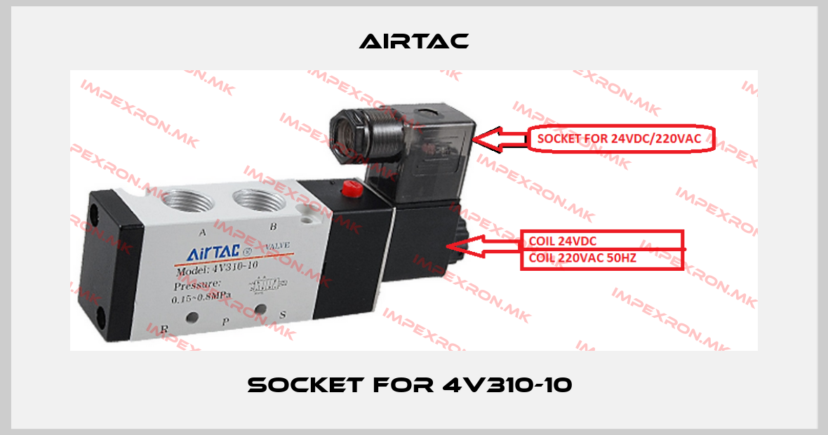 Airtac-SOCKET FOR 4V310-10 price