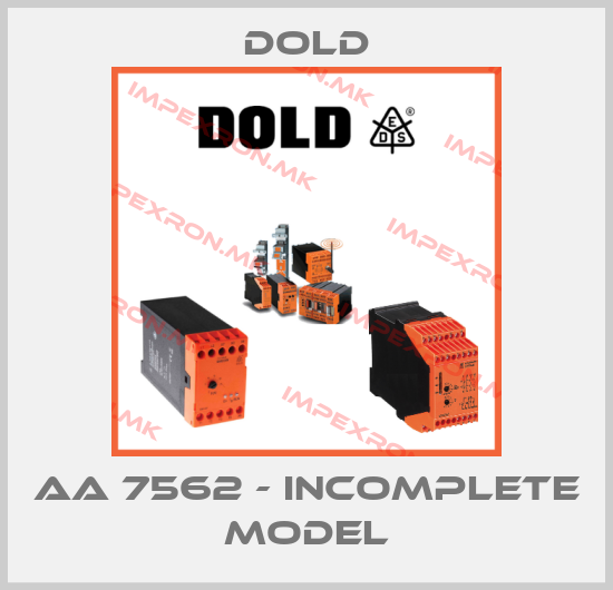 Dold-AA 7562 - incomplete modelprice