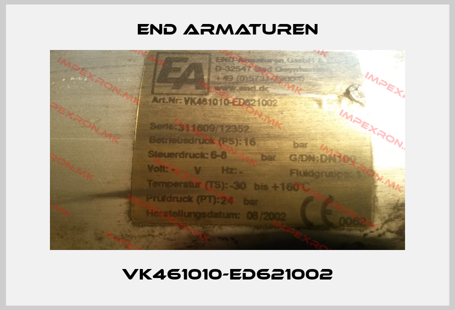 End Armaturen-VK461010-ED621002price