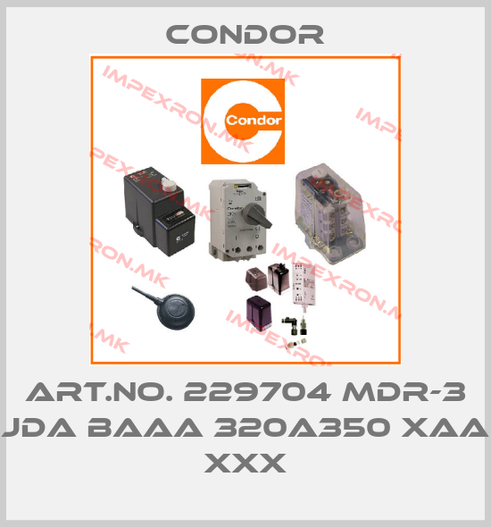 Condor-ART.NO. 229704 MDR-3 JDA BAAA 320A350 XAA XXXprice