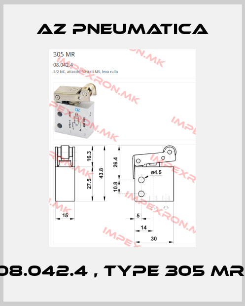 AZ Pneumatica-08.042.4 , type 305 MR price