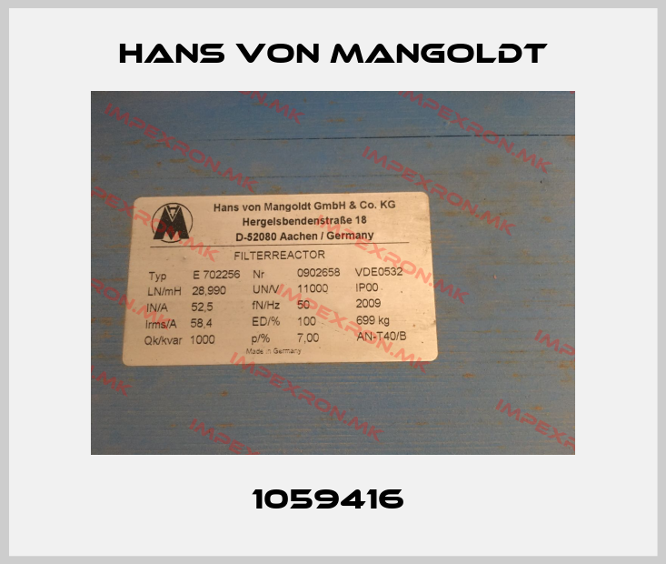 Hans von Mangoldt Europe