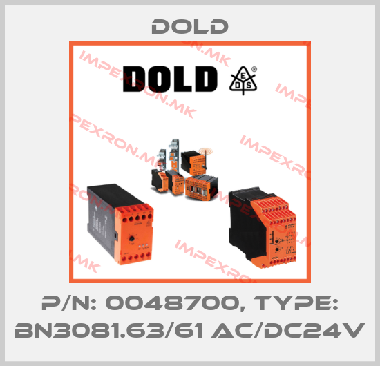 Dold-p/n: 0048700, Type: BN3081.63/61 AC/DC24Vprice