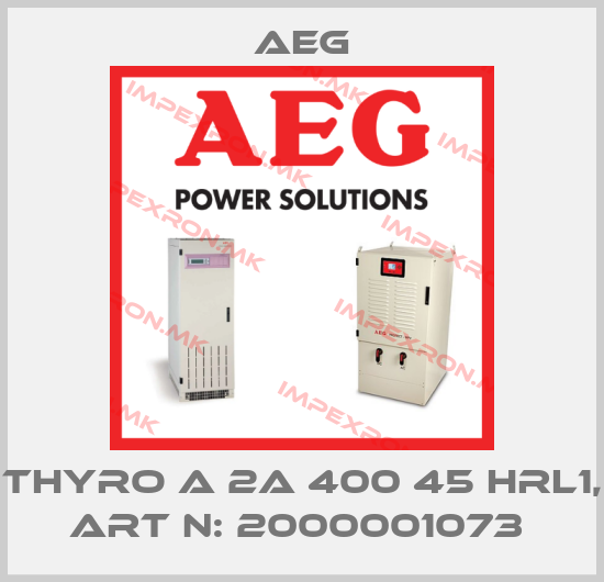 AEG-THYRO A 2A 400 45 HRL1, Art N: 2000001073 price