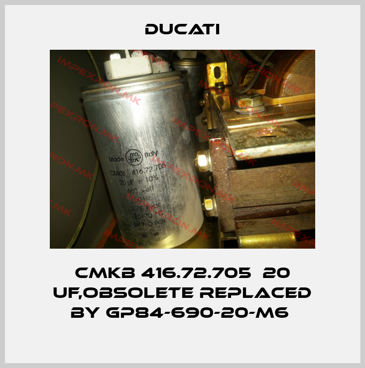 Ducati-CMKB 416.72.705  20 uF,obsolete replaced by GP84-690-20-M6 price