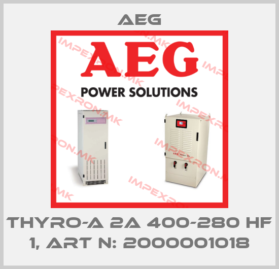 AEG-Thyro-A 2A 400-280 HF 1, Art N: 2000001018price