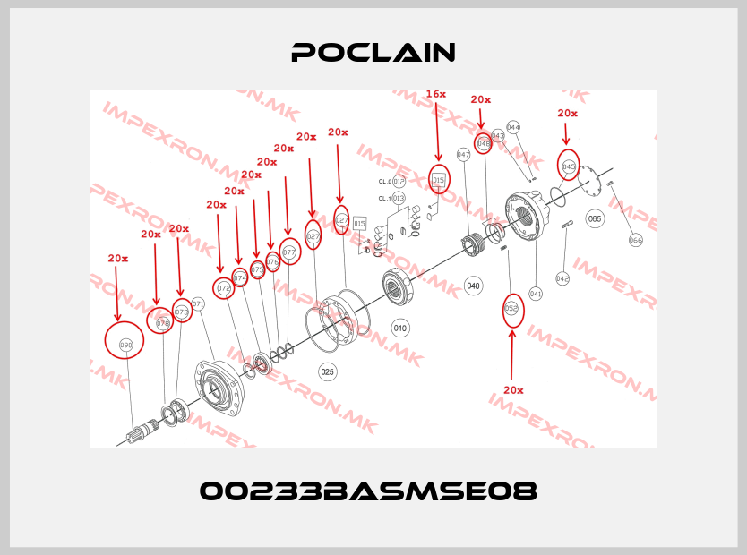 Poclain-00233BASMSE08 price