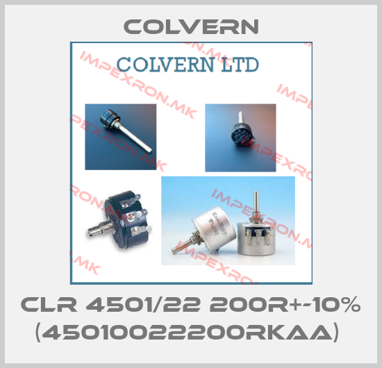 Colvern-CLR 4501/22 200R+-10% (45010022200RKAA) price