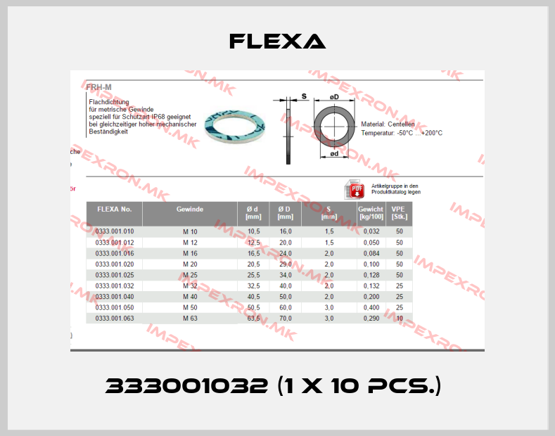 Flexa-333001032 (1 x 10 pcs.) price