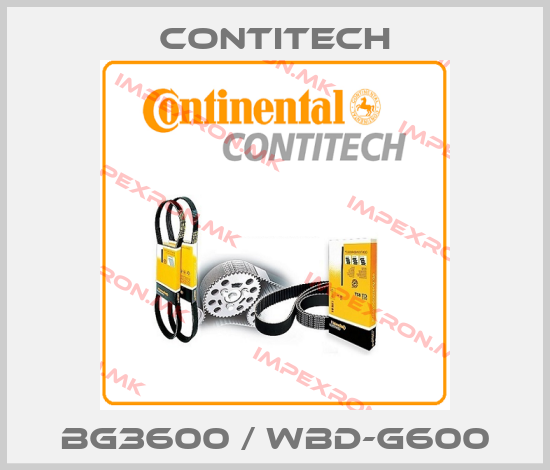 Contitech-BG3600 / WBD-G600price