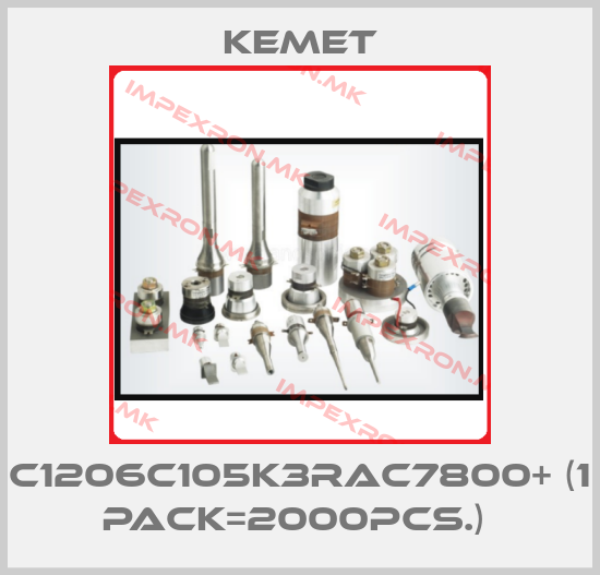 Kemet-C1206C105K3RAC7800+ (1 Pack=2000pcs.) price