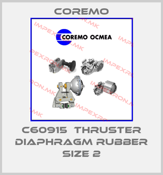 Coremo-C60915  THRUSTER DIAPHRAGM RUBBER SIZE 2price