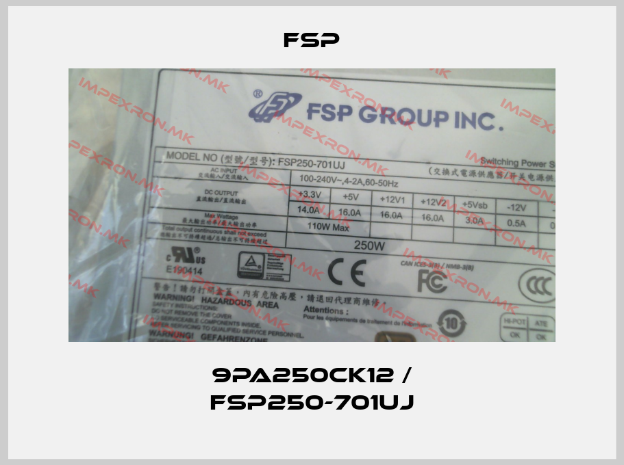 Fsp-9PA250CK12 / FSP250-701UJprice