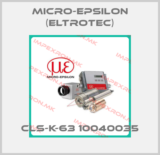 Micro-Epsilon (Eltrotec)-CLS-K-63 10040035price