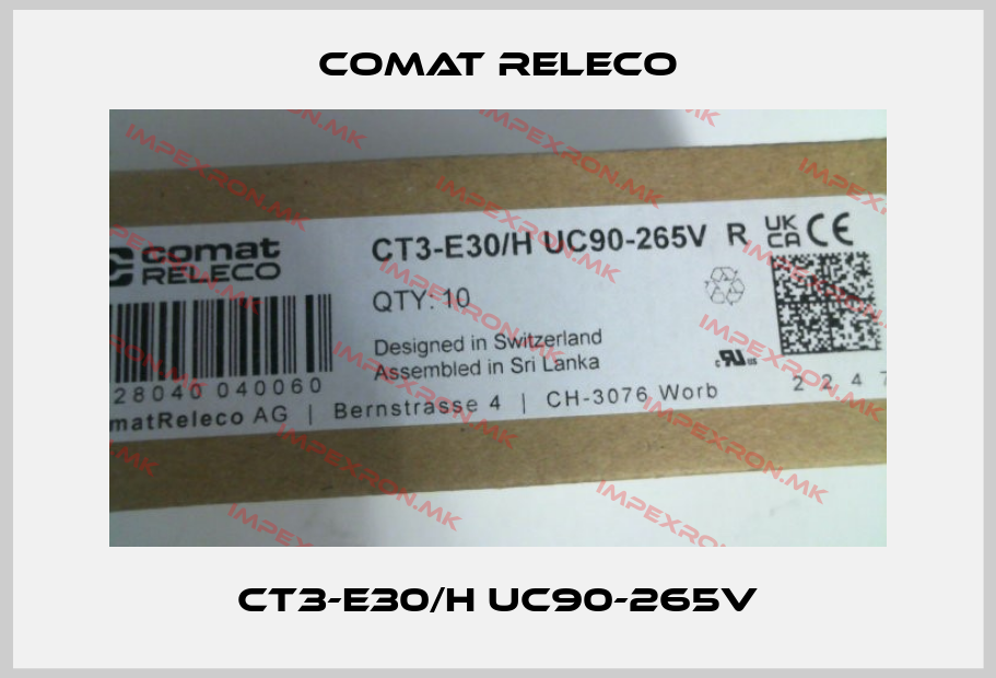 Comat Releco-CT3-E30/H UC90-265Vprice