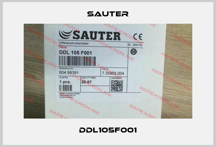 Sauter-DDL105F001price