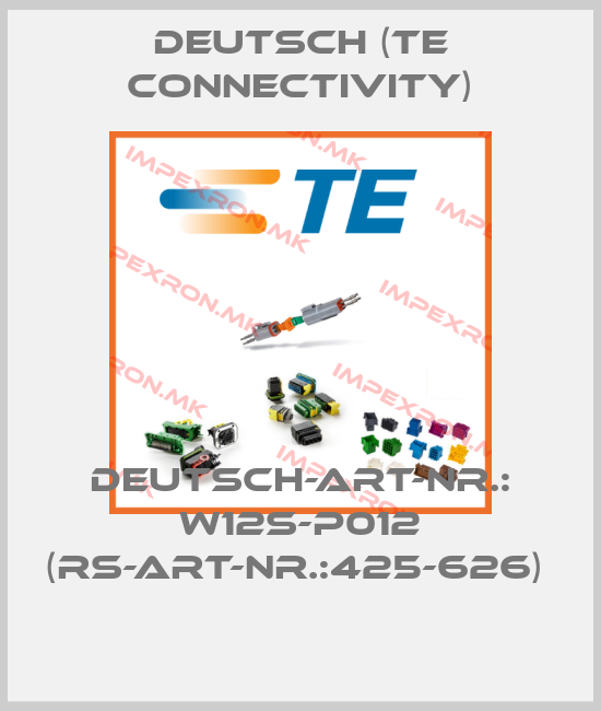 Deutsch (TE Connectivity)-Deutsch-Art-Nr.: W12S-P012 (RS-Art-Nr.:425-626) price