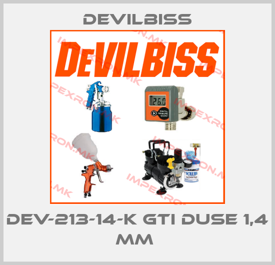 Devilbiss-DEV-213-14-K GTI DUSE 1,4 MM price