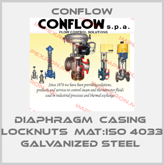 CONFLOW-DIAPHRAGM  CASING  LOCKNUTS  MAT:ISO 4033  GALVANIZED STEEL price