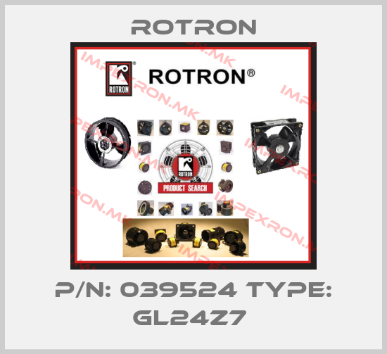 Rotron-P/N: 039524 Type: GL24Z7 price