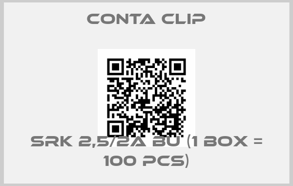 Conta Clip-SRK 2,5/2A BU (1 box = 100 pcs)price