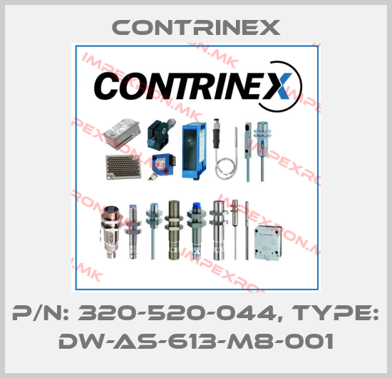 Contrinex-p/n: 320-520-044, Type: DW-AS-613-M8-001price